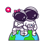 D8ship | Space couple are building their relationship